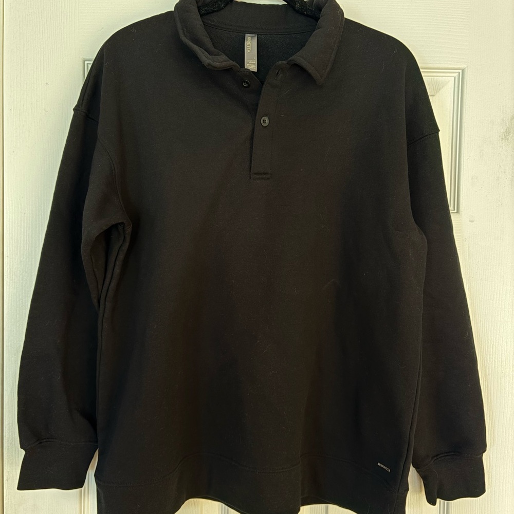 Mondetta‎ Black Men's Collared sweatshirt